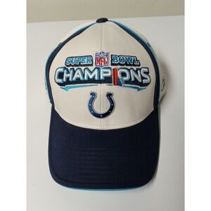 Indianapolis Colts Super Bowl XLI‎ Champions Hat Reebok Adjustable NFL Football